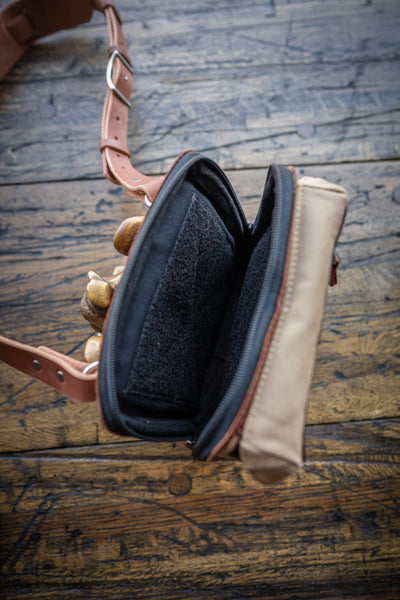 Khaki Chestnut Leather